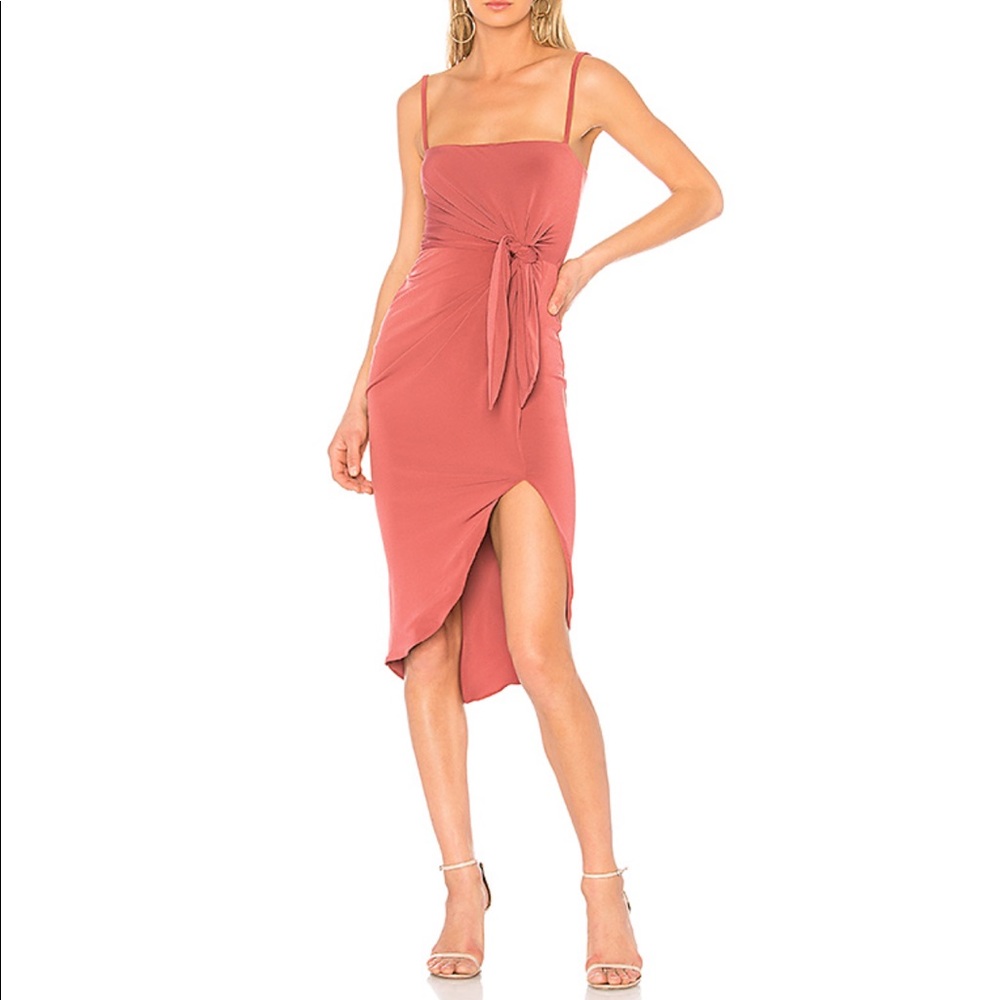 Nookie Aphrodite Midi Revolve in Rose